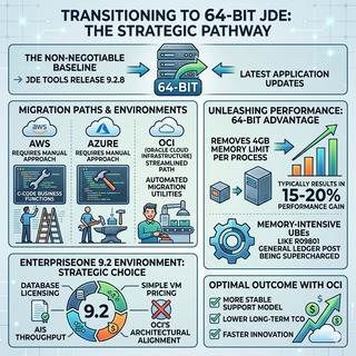 JD Edwards su AWS vs. Azure vs. Oracle Cloud: Confronto Tecnico dei Costi